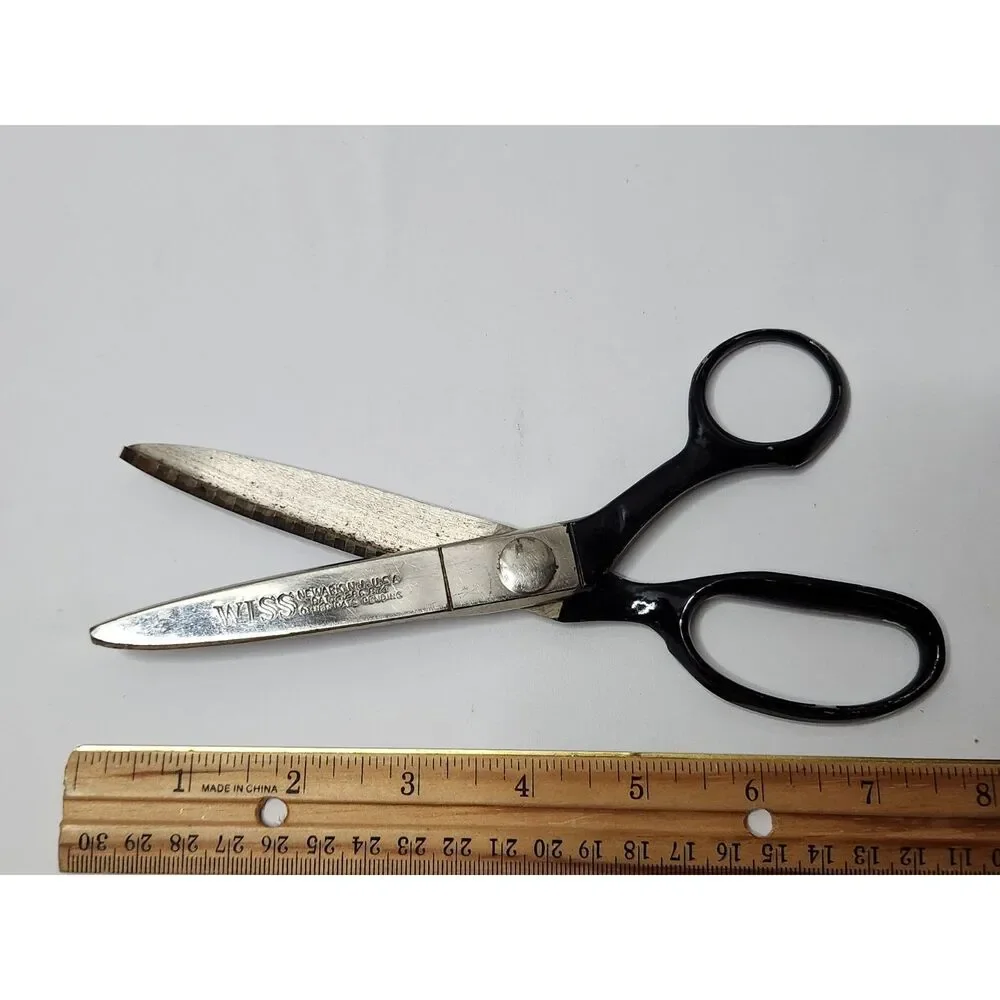 Vintage Wiss Zig Zag Pinking Shears USA Made